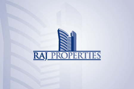 Raj Properties Logo Design